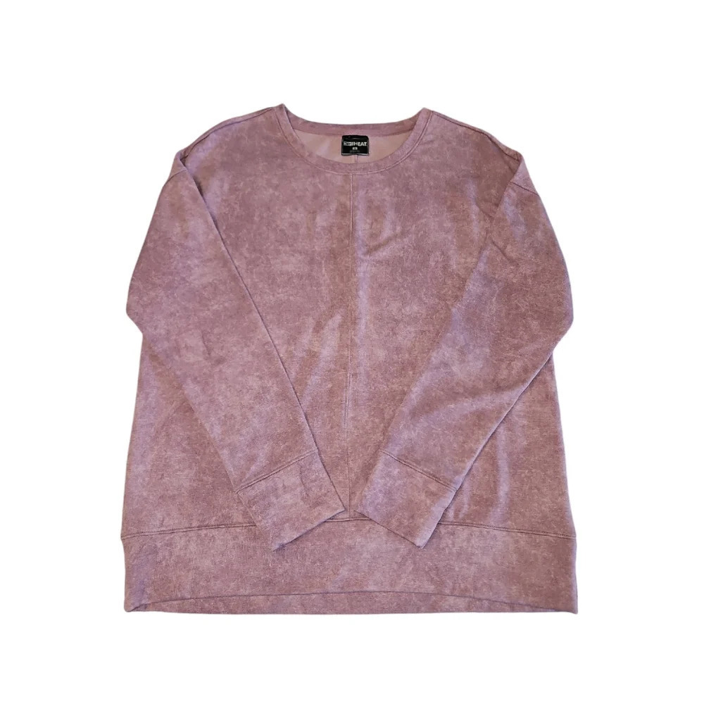 32 Degrees Heat Women's Purple‎ Fleece Sweatshirt Size Small